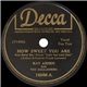 Kay Armen And The Balladiers - How Sweet You Are / The Dreamer